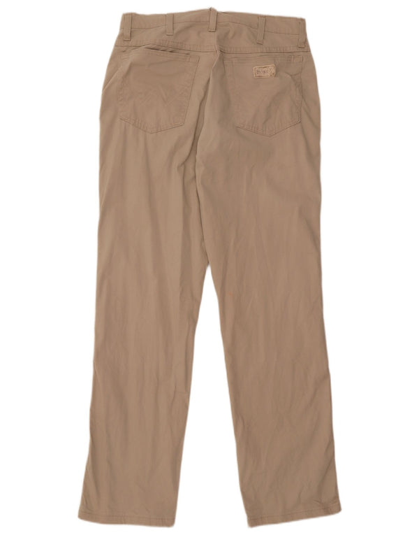 Pantaloni casual dritti da uomo Wrangler Texas W32 L33 in cotone beige