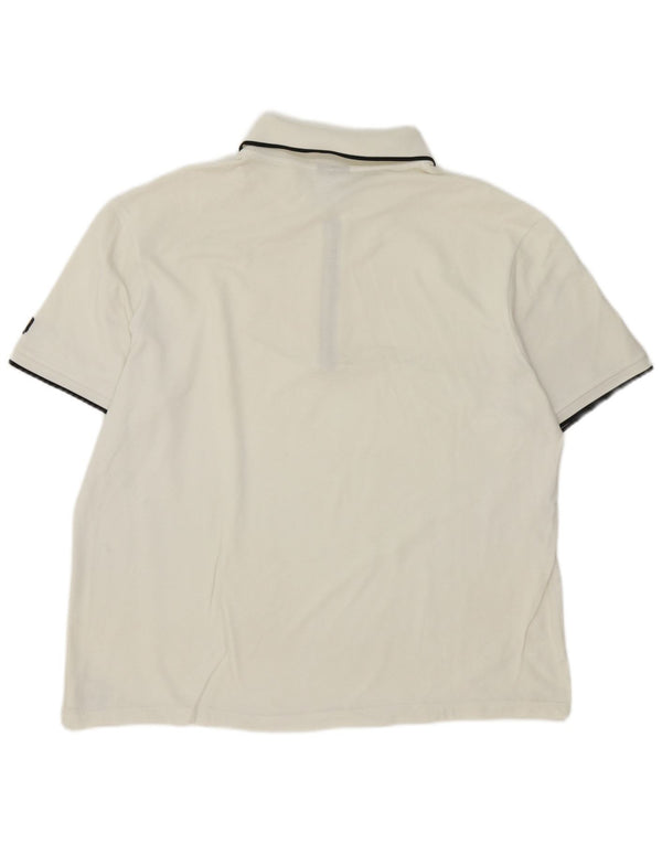 Polo da uomo Paul & Shark XL in cotone a righe bianche