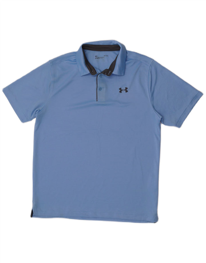 Polo da uomo Under Armour grande blu in poliestere