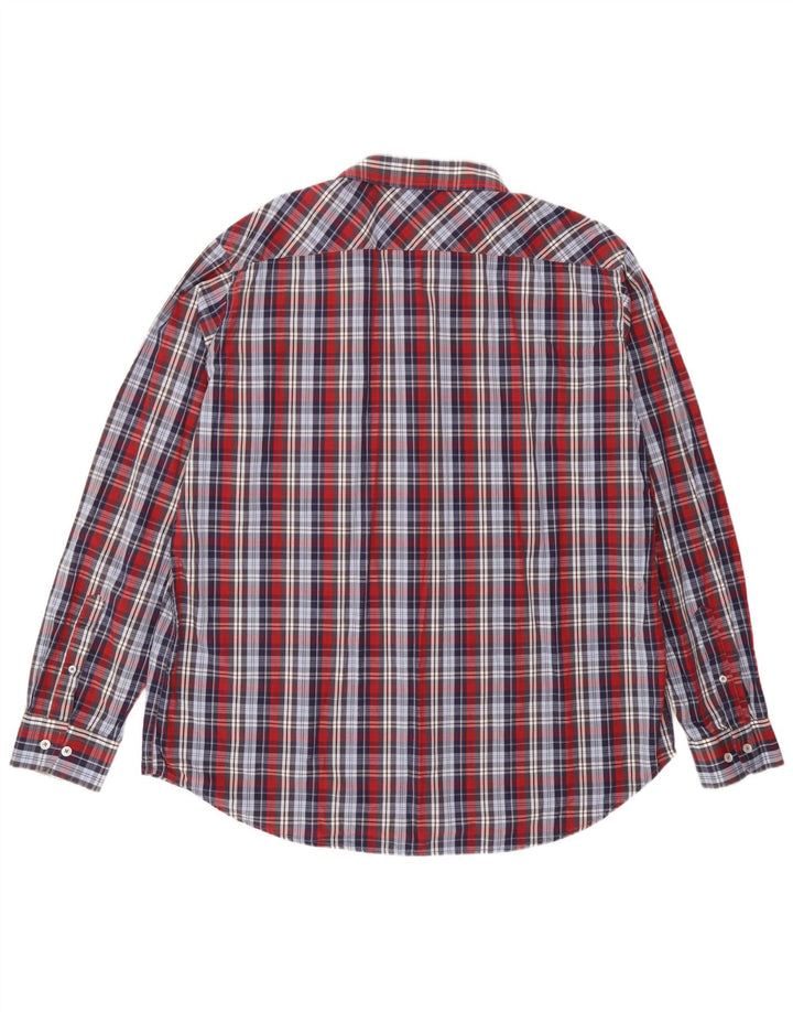 Camicia Carrera da uomo vestibilità regolare 3XL in cotone a quadri multicolore
