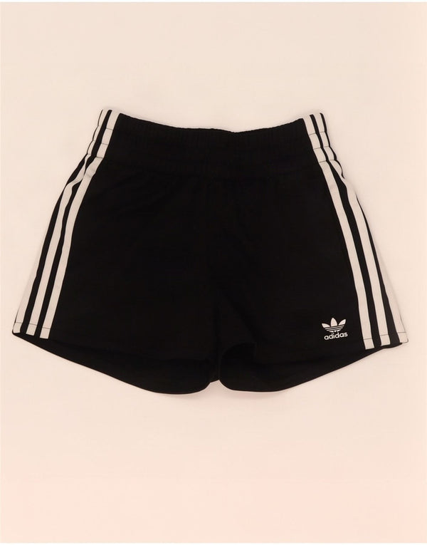 Pantaloncini sportivi Adidas da donna UK 6 XS poliestere nero