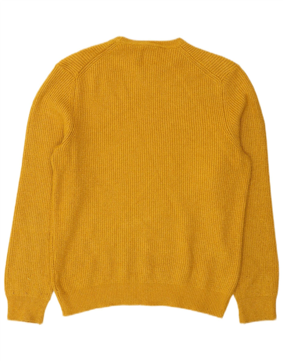 Maglione maglione girocollo da uomo Marks & Spencer giallo medio in poliammide