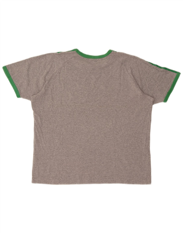 T-shirt Adidas da uomo Top XL in cotone grigio