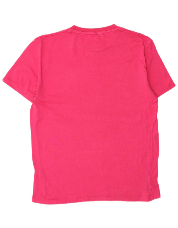 T-shirt Zara da donna Top UK 14 cotone rosa medio