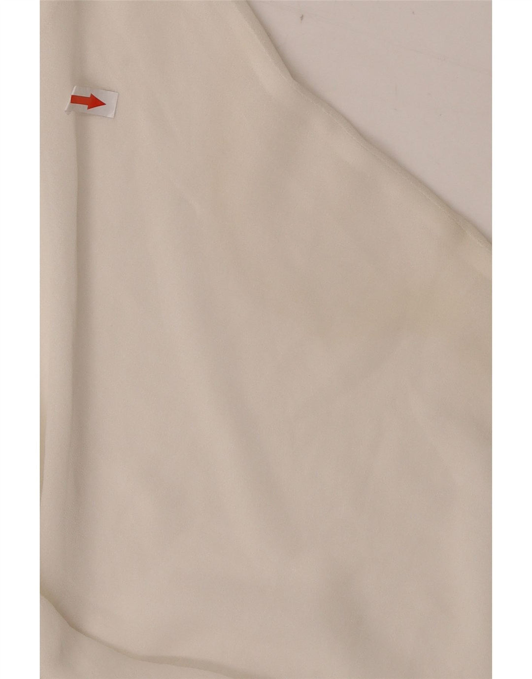 Top Zara da donna con maniche a 3/4, UK 14, poliestere bianco medio