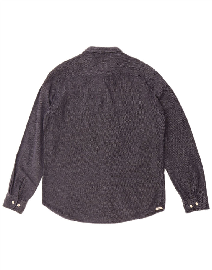 Camicia Lee da uomo dalla vestibilità regolare, grande, blu navy maculata