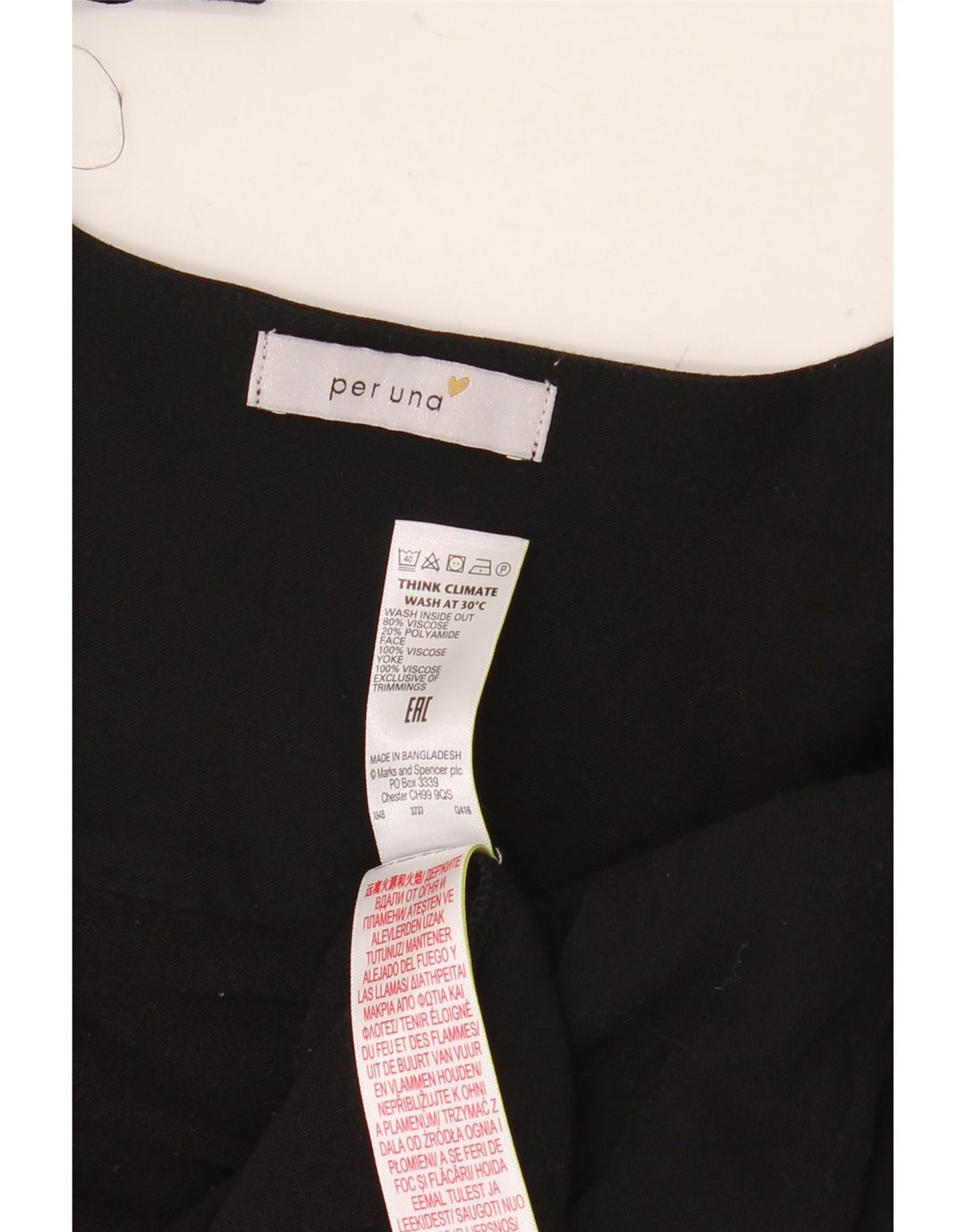 Top cardigan Marks & Spencer da donna Per Una UK 12 viscosa nera media
