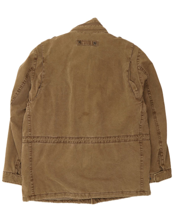 Giacca militare da uomo Camel Active IT 56 3XL Cotone marrone
