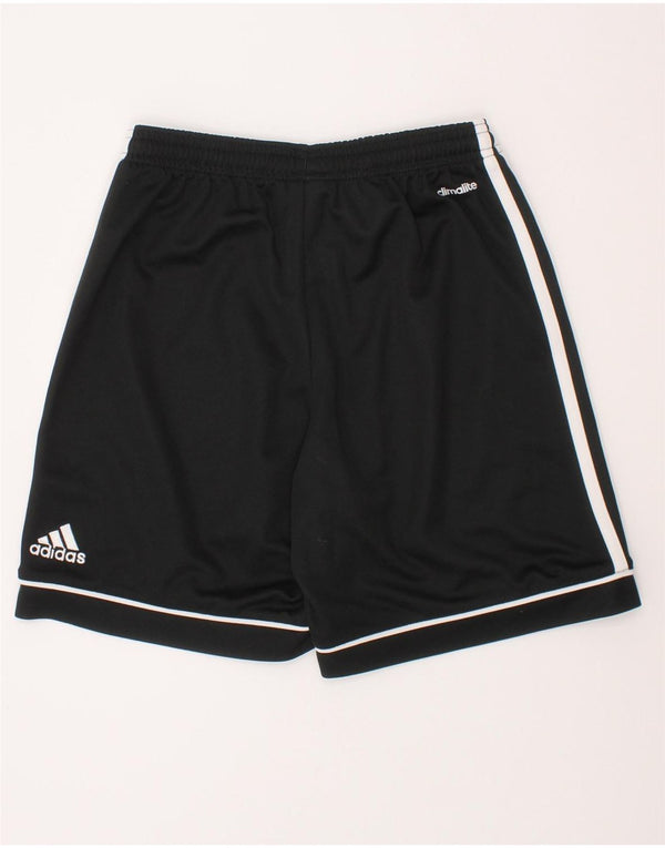 Pantaloncini sportivi Adidas Climalite da ragazzo 11-12 anni in poliestere nero