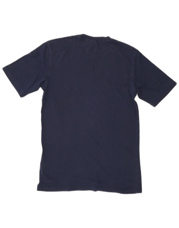 T-shirt Adidas da uomo Top Small in cotone blu navy