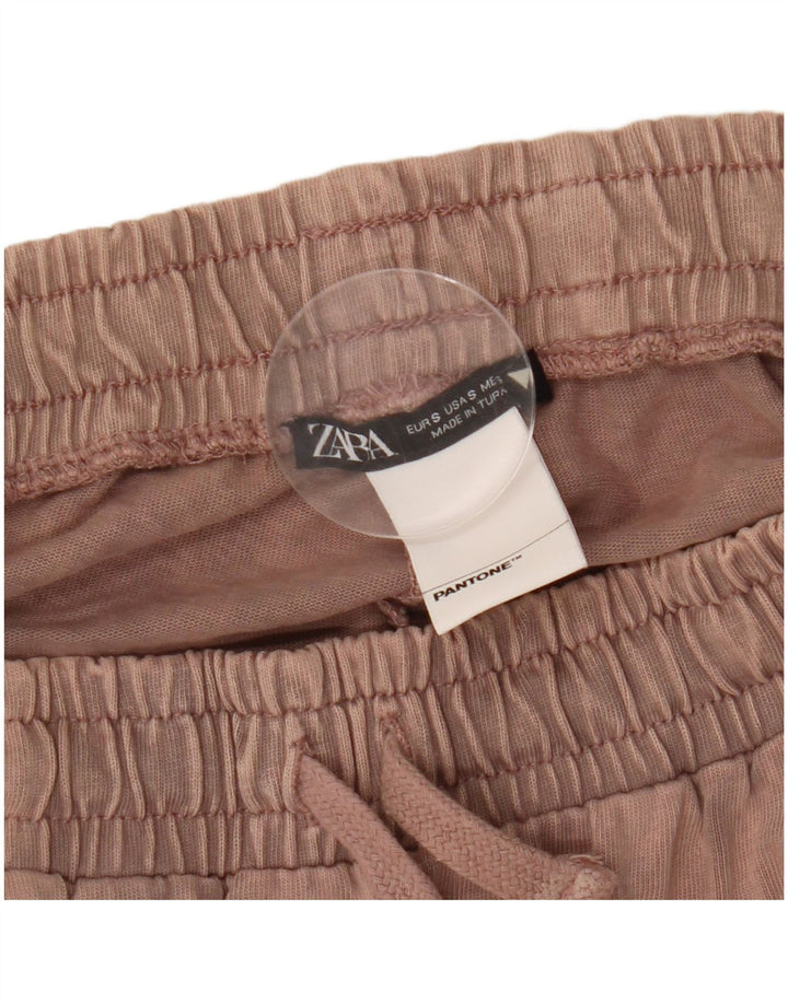 Pantaloni da tuta da donna Zara Joggers UK 10 Small Rosa