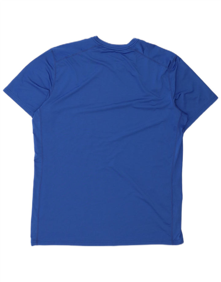 NIKE Mens Dri Fit T-Shirt Top XL Blue Polyester