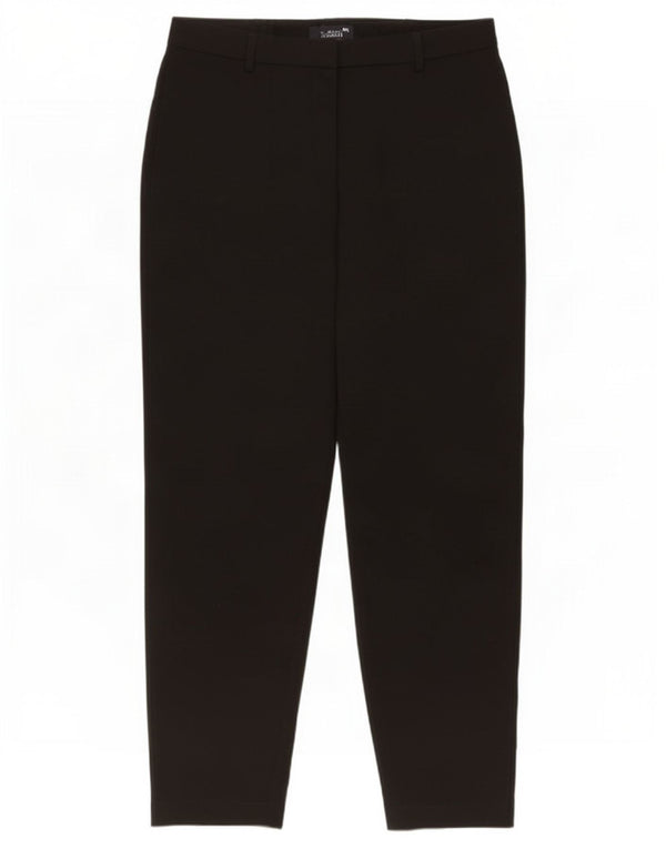 Pantaloni chino affusolati da donna Marks & Spencer UK 14 Large W32 L30 Neri