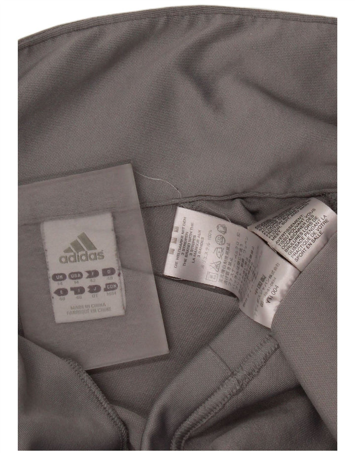 Giacca da tuta da donna Adidas UK 14 Grigio medio