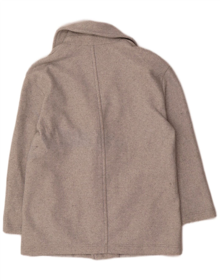 Giacca blazer aperta oversize da donna Zara UK 10 piccola poliestere grigio
