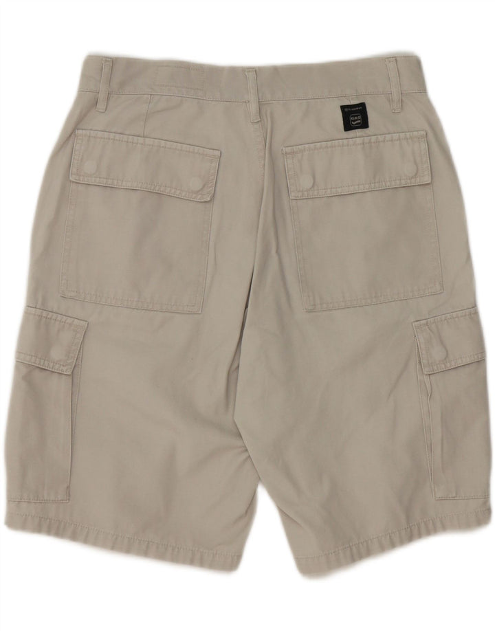 GAS Mens Cargo Shorts W31 Medium Grey Cotton Vintage Gas and Second-Hand Gas from Messina Hembry 