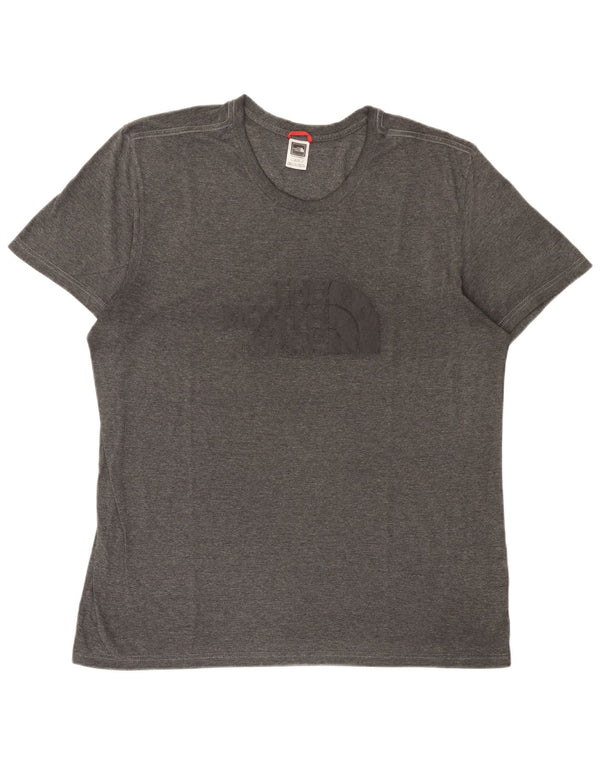 T-shirt grafica da uomo The North Face Top XL in cotone grigio