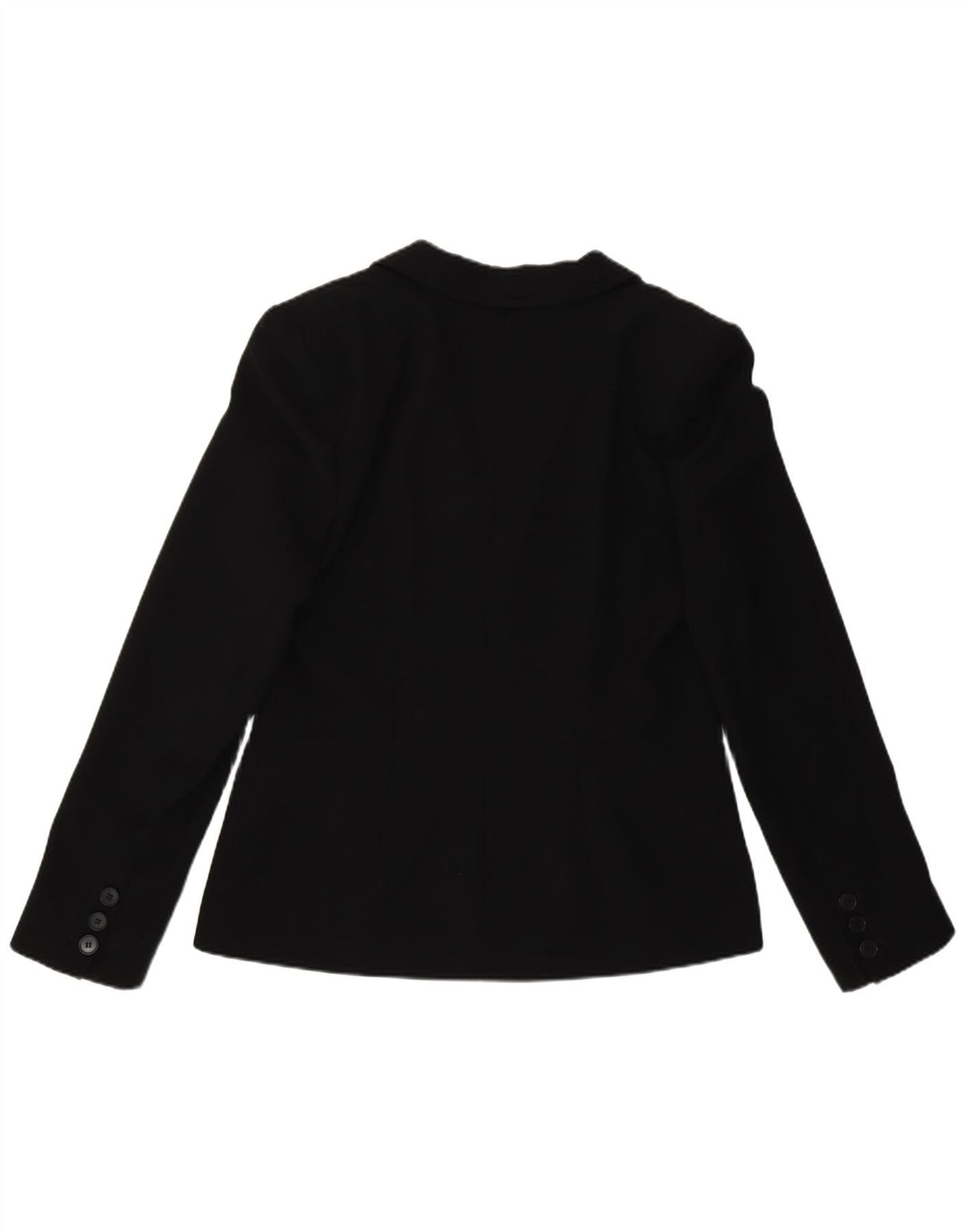 Giacca blazer a 3 bottoni da donna Hobbs UK 14 grande poliestere nero