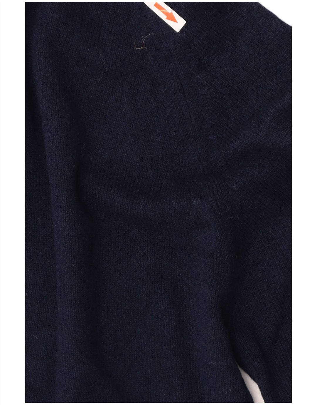 Maglione maglione girocollo da uomo Marks & Spencer XL blu navy in lana d'agnello