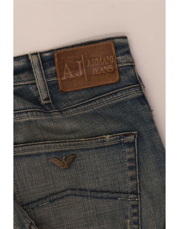 Jeans slim da uomo Armani W30 L32 in cotone blu