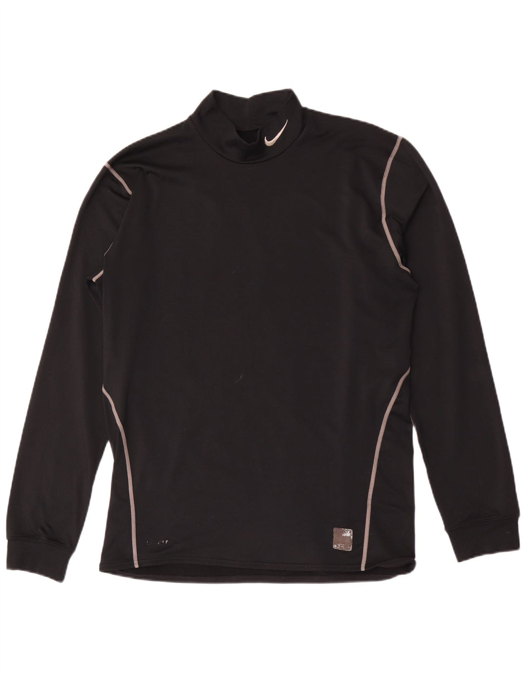 Maglia Nike Dri Fit da uomo a manica lunga grande nera