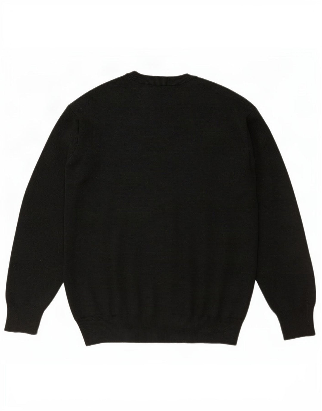 Maglione Gabicci da uomo con scollo a V, lana a righe nere grandi