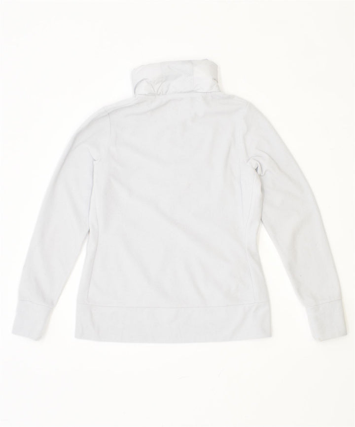 Giacca in pile NIKE Therma Fit da donna UK 14 Large Grigio Poliestere