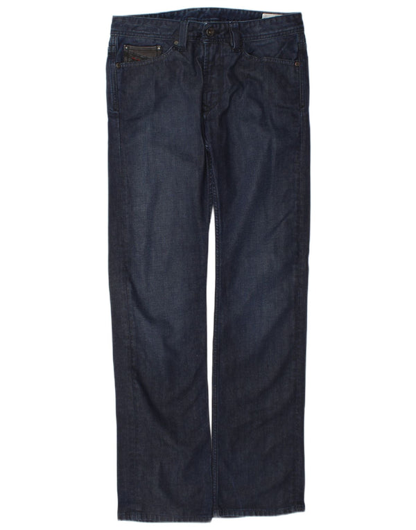 Diesel Jeans da donna Viking J Straight UK 14 Large W32 L32 Cotone blu navy