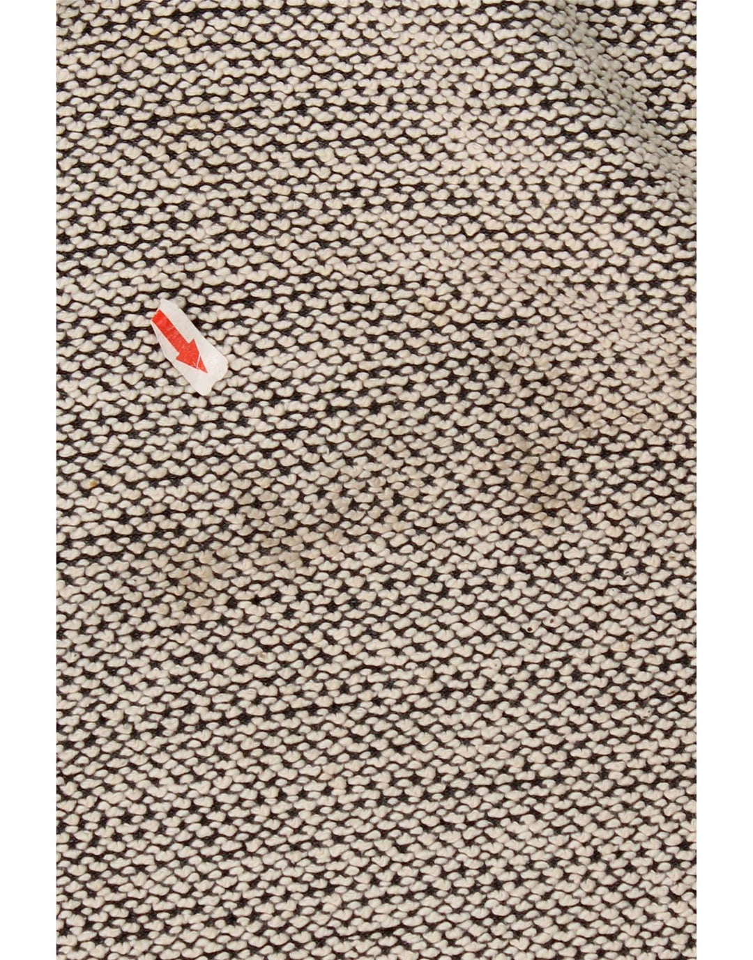 Felpa da uomo con zip a 1/4 Weird Fish, maglione XL, cotone chiazzato grigio