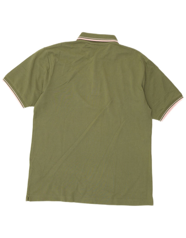 Polo Uomo KAPPA Large Verde Cotone