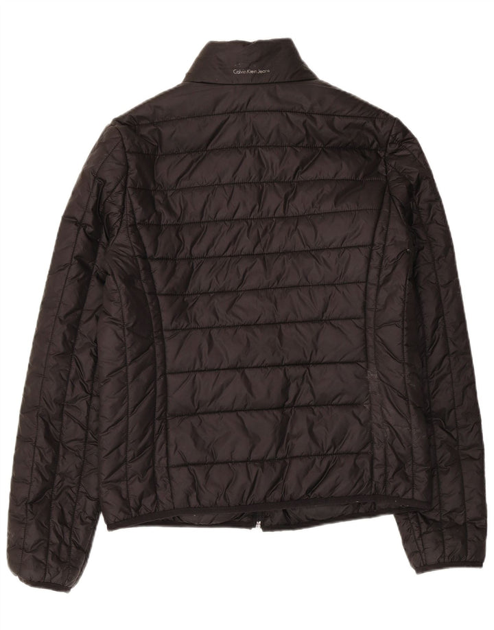 Giacca reversibile da donna Calvin Klein Jeans UK 14 media nera in poliammide