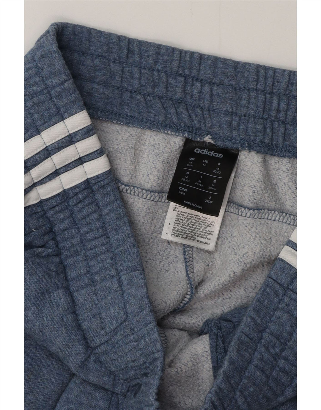 Pantaloni da tuta da donna ADIDAS Joggers UK 12/14 Cotone blu medio