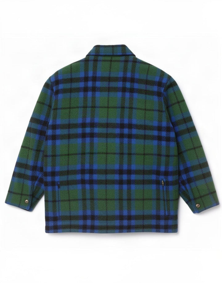 Giacca utility da uomo Les Copains IT 52 XL scozzese verde