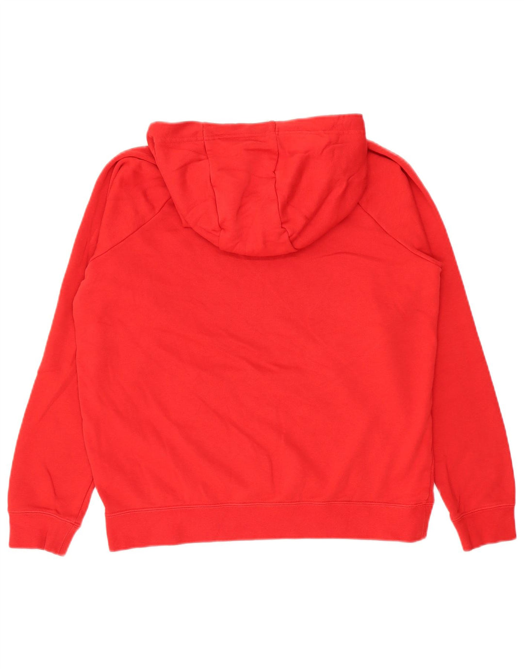 Felpa con cappuccio oversize da donna Nike UK 14 cotone rosso medio
