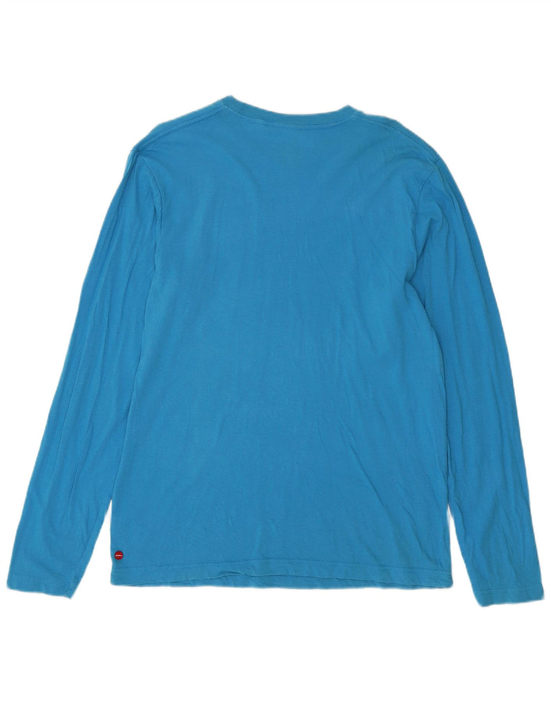 Top grafico da uomo O'Neill a maniche lunghe in cotone blu medio
