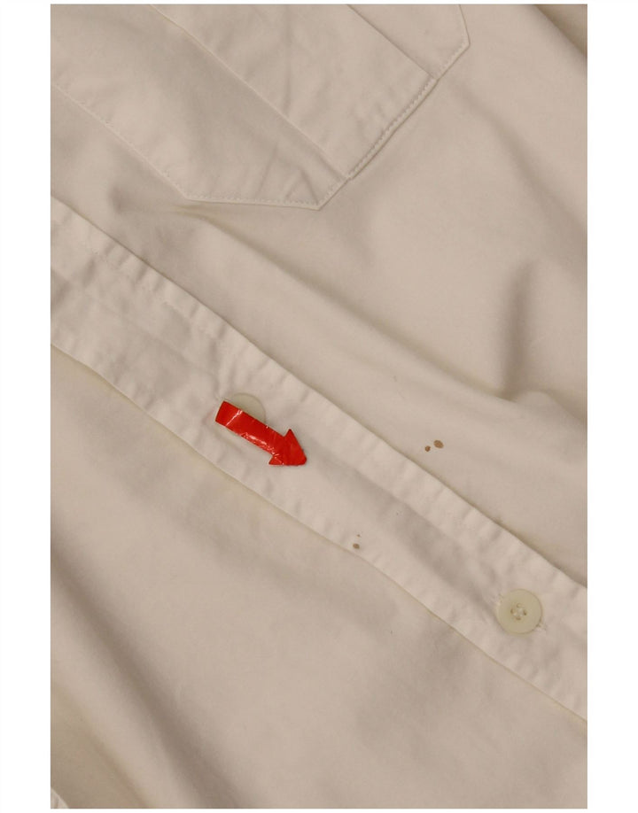 Camicia da uomo Calvin Klein in cotone bianco medio
