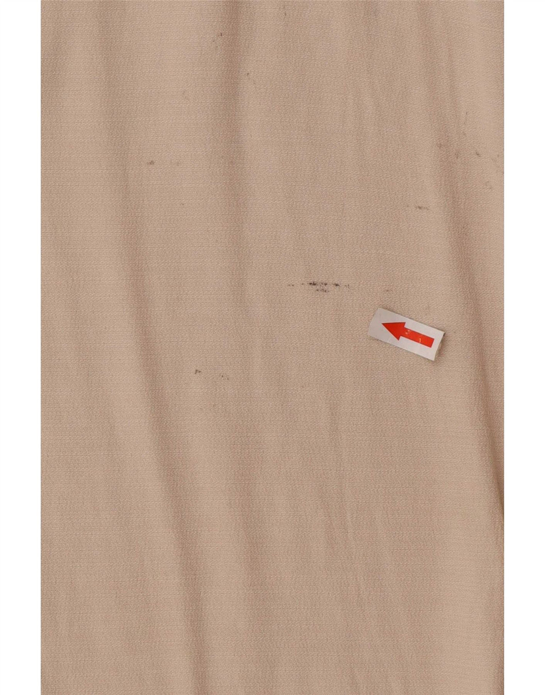 Top tunica oversize da donna Zara UK 10 piccolo poliestere beige