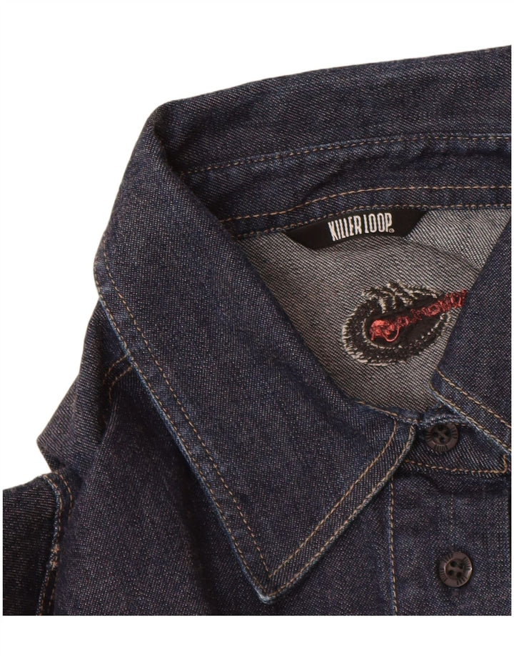 Camicia di jeans da donna Killer Loop UK 8 Small Blu Navy