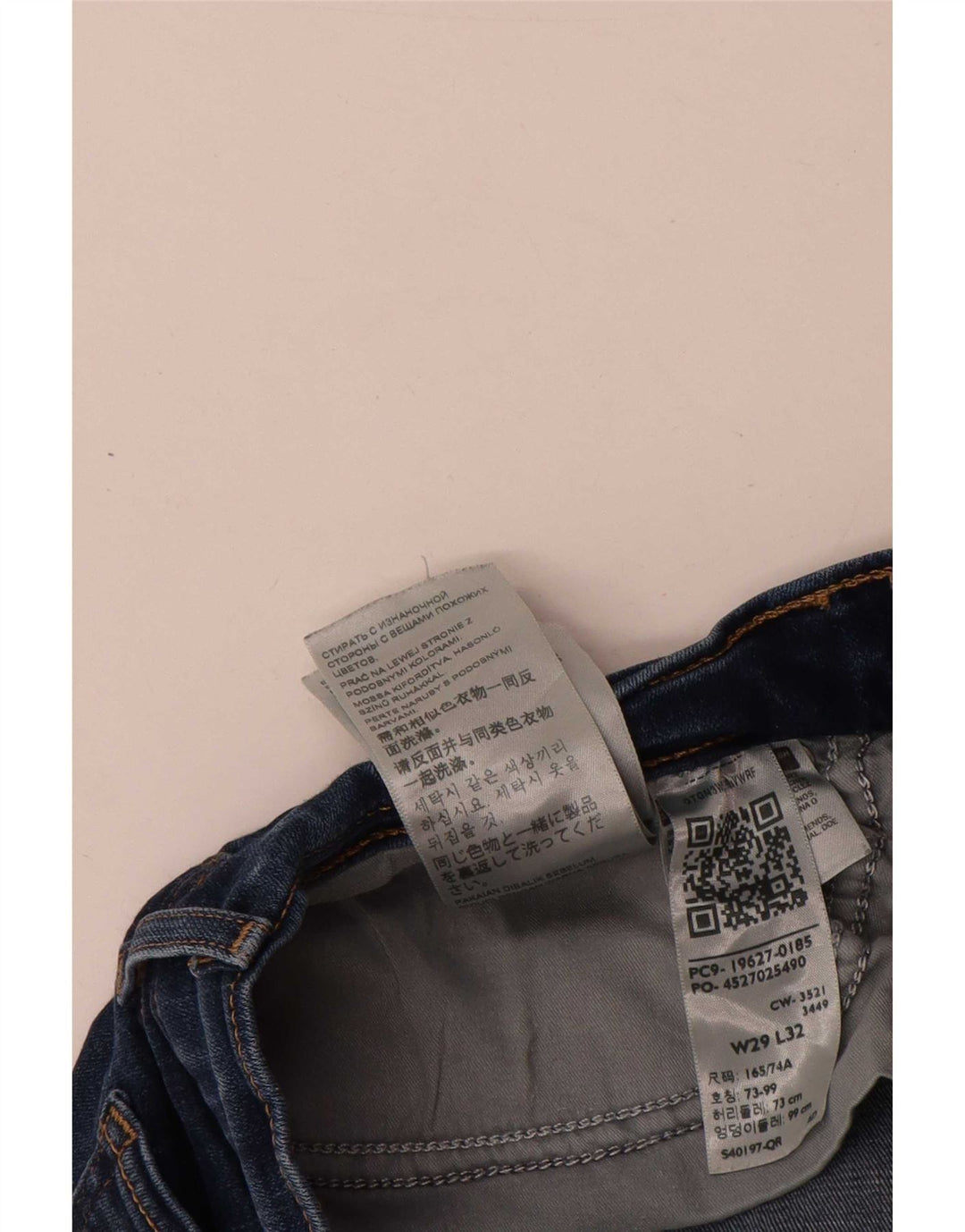 Levi's Donna 312 Shaping Slim Jeans W29 L32 Blu Navy Cotone
