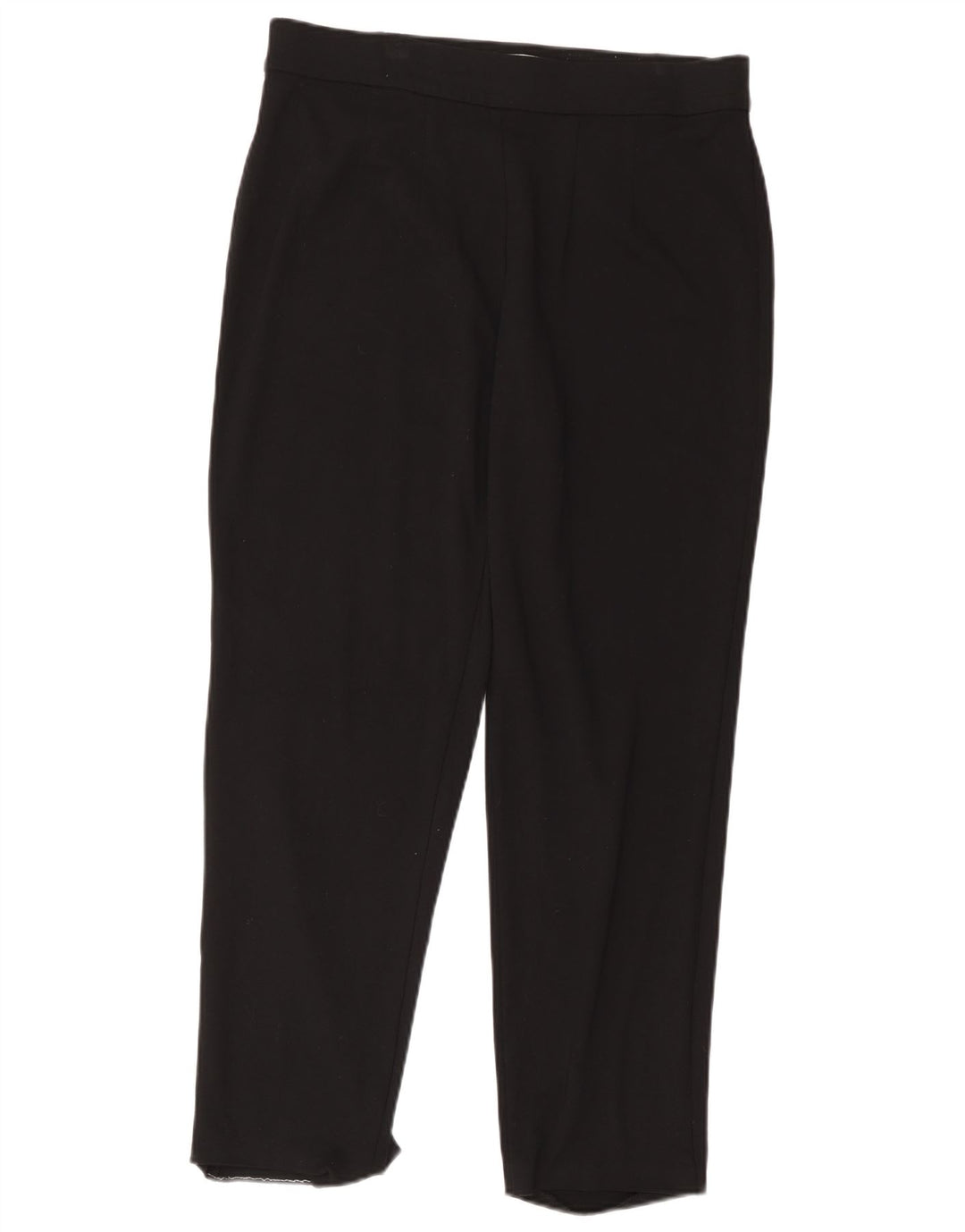 Pantaloni casual regolari da donna Marks & Spencer UK 16 Large W34 L29 Neri
