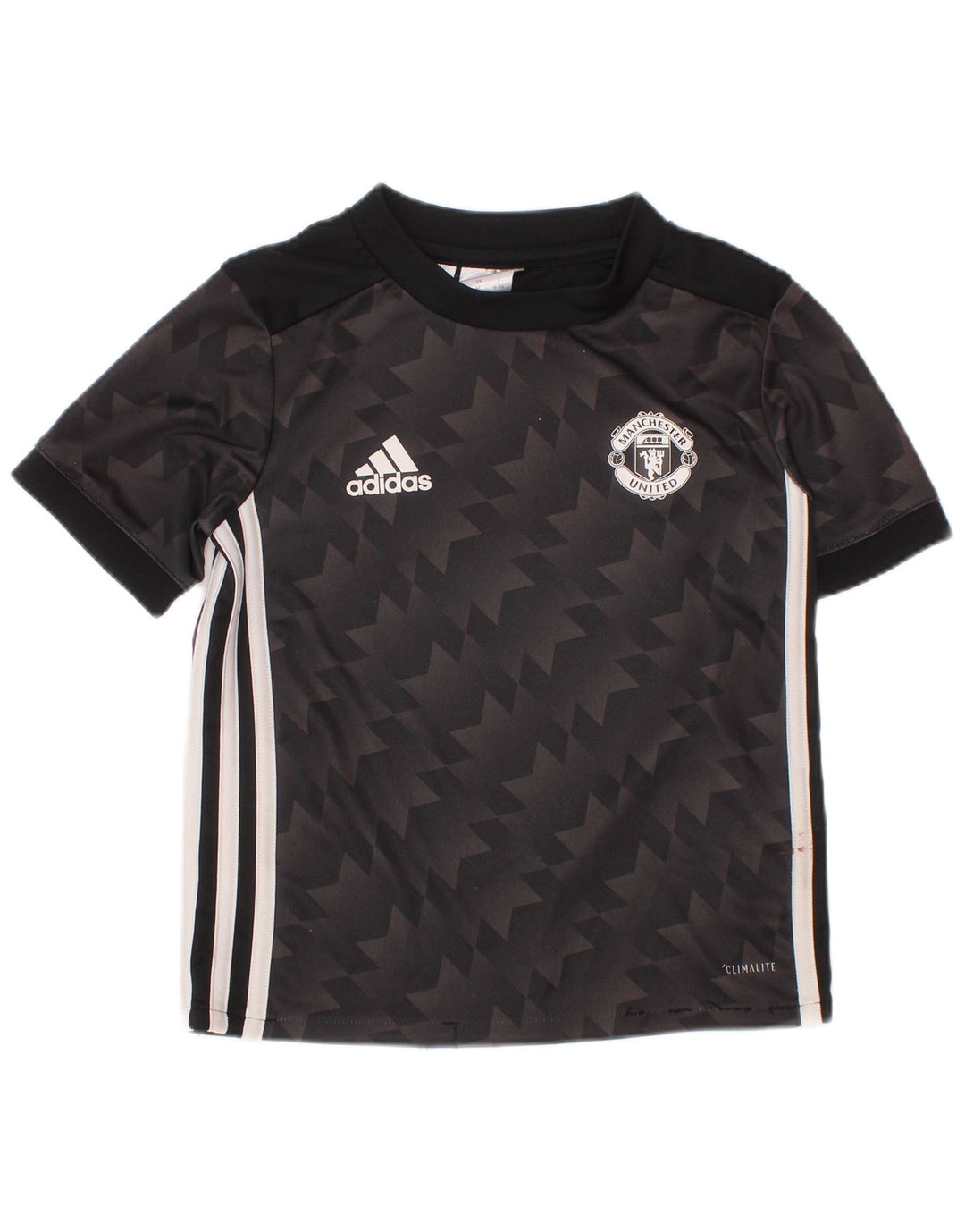 Maglietta ADIDAS da bambino con grafica Manchester United, 4-5 anni, nera