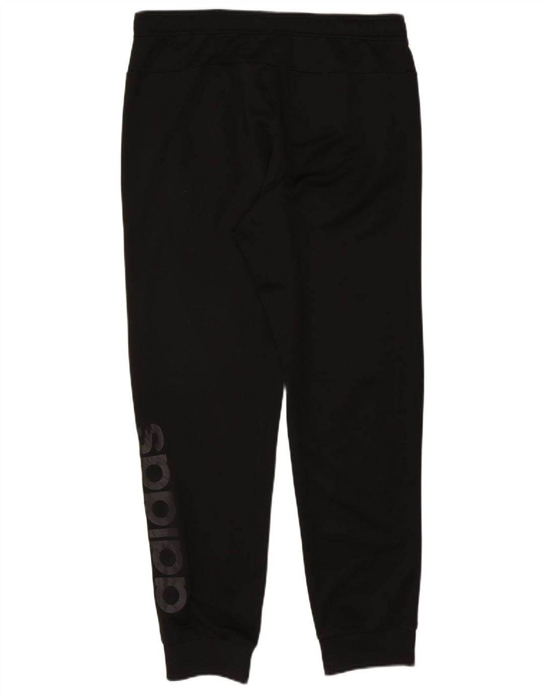 Pantaloni da tuta con grafica Adidas da uomo, pantaloni da jogging, grandi, in poliestere nero