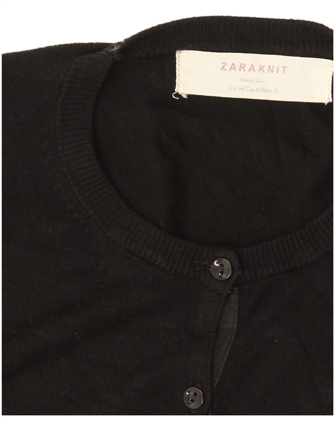 Maglione cardigan da donna Zara UK 12 medio nero