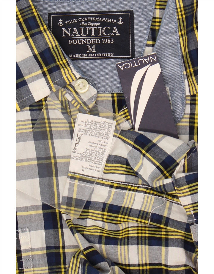 Camicia da uomo Nautica in cotone a quadri multicolore medio