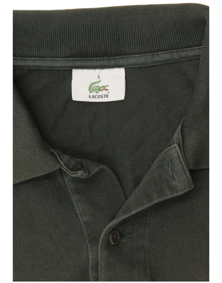 Polo Lacoste da uomo US 5 Large in cotone verde