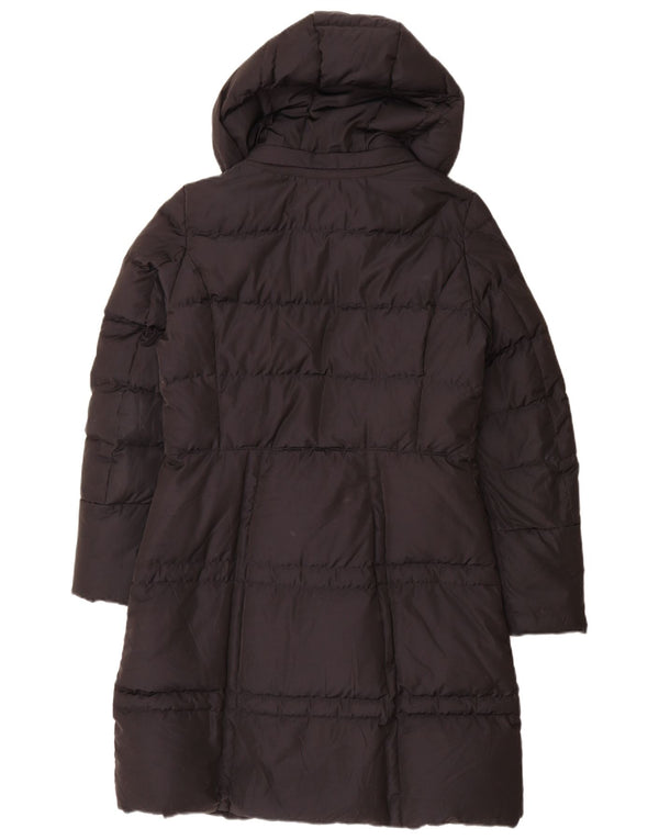Cappotto imbottito con cappuccio da donna Geox UK 12 medio poliestere nero
