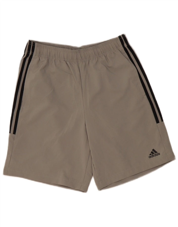 Pantaloncini sportivi ADIDAS da uomo di colore grigio medio