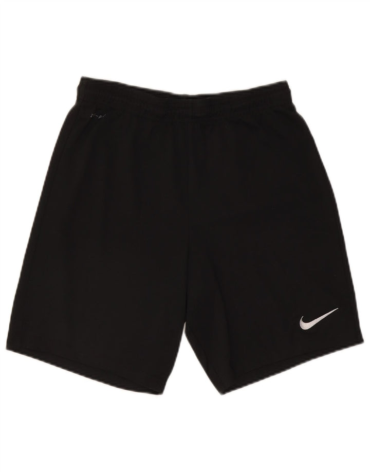 Pantaloncini sportivi Nike Dri Fit da uomo, poliestere medio nero