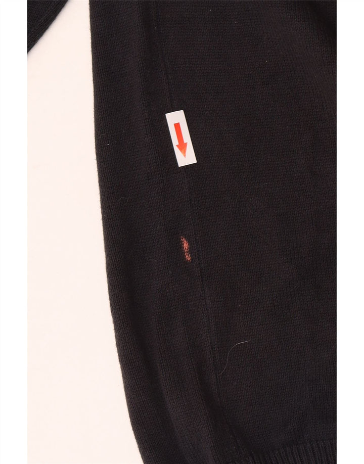 Maglione maglione girocollo da uomo Marks & Spencer blu Harbour grande blu navy