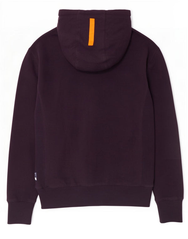 Felpa con cappuccio grafica da uomo Superdry Small in cotone blu navy